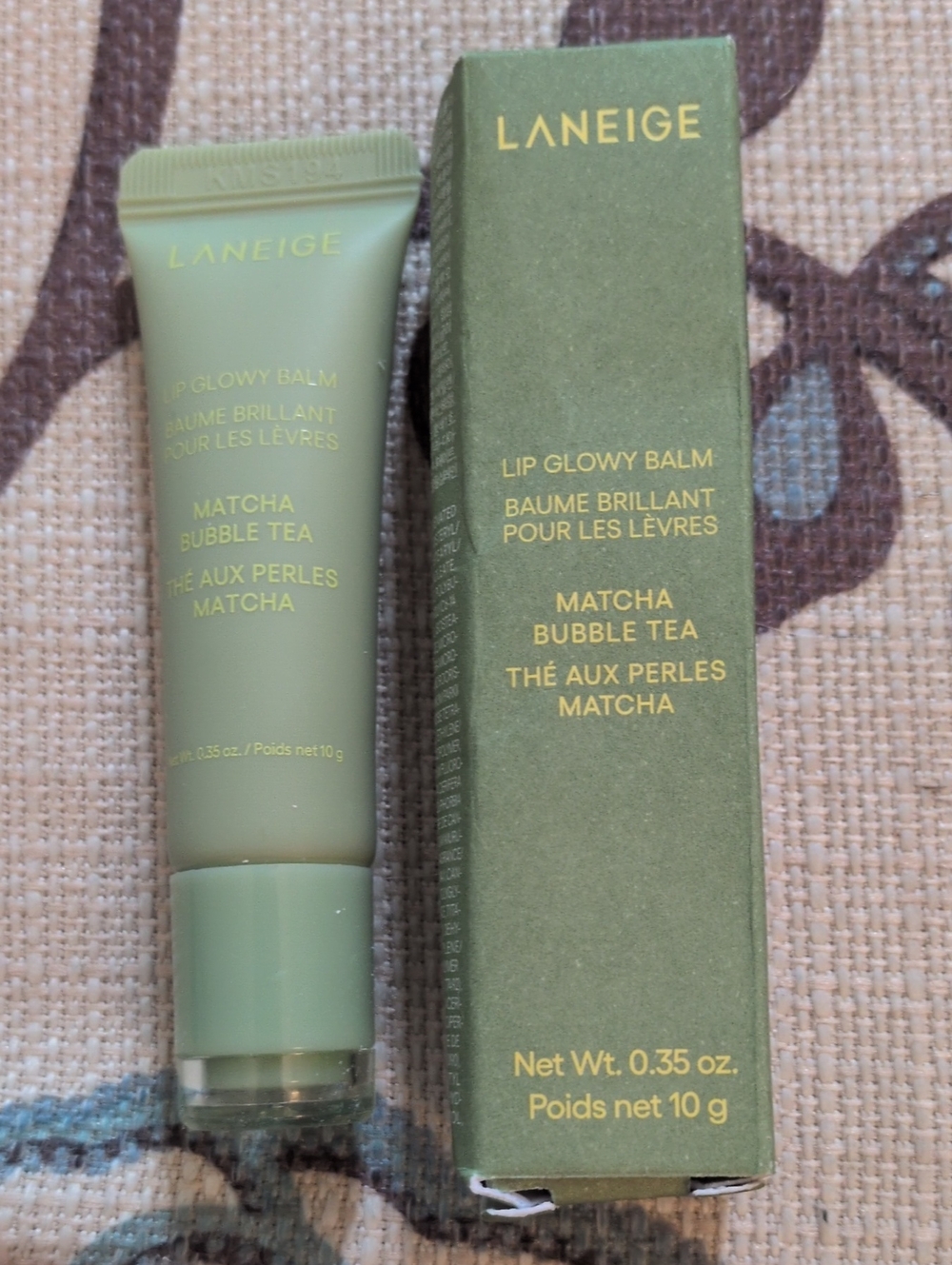 LANEIGE Matcha Bubble Tea Lip Glowy Balm